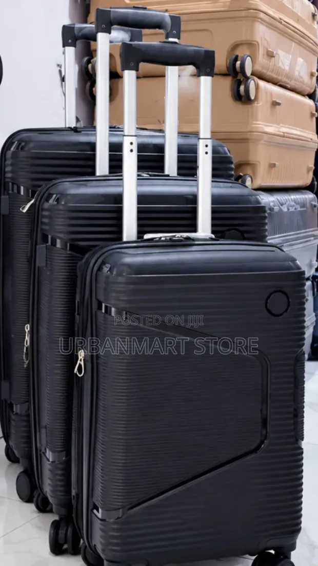 3-in-1 Unbreakable PP Suitcase Set - Size 4 - 1