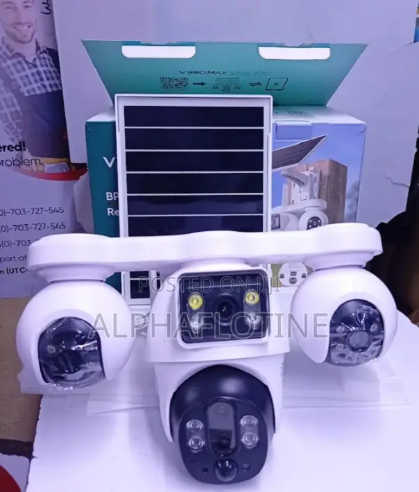 Kamera ya V380 Max BP19 4G Solar PTZ - 1
