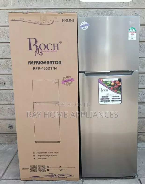 348L Roch RFR-435-DT-I 2 Door No Frost Refrigerator - 1