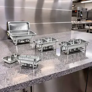 11L Stainless Steel Triple Chafing Dish