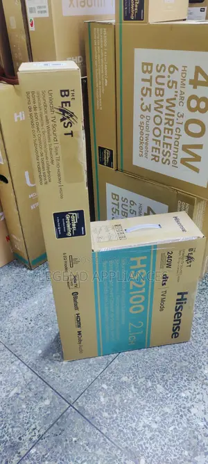 Hisense HS2100 240W 2.1 Channel Soundbar (2 Yrs Warranty)