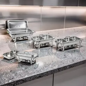 11L Stainless Steel Triple Chafing Dish Buffet Set