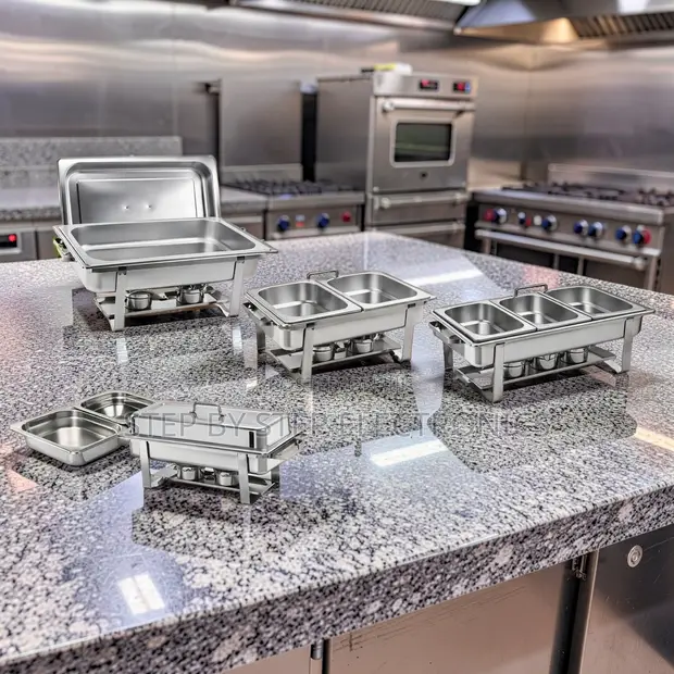 11L Stainless Steel Triple Chafing Dish - 1