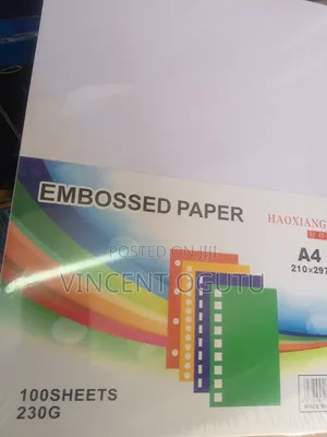 Embossed Papers for Framing