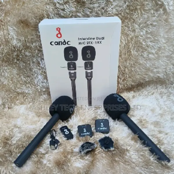 C&C Wireless Dual Microphone - Kifaa cha Sauti kwa Watengenezaji Maudhui - 1