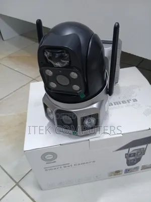 Kamera ya Usalama ya V380 Smart Dual Lens WiFi Solar
