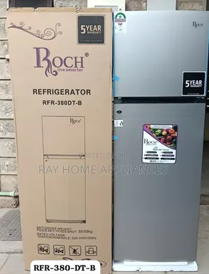 Roch 306L Double Door Refrigerator RFR-380-DT-B