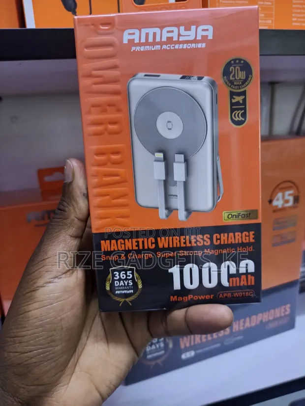 Amaya Magnetic 20W Powerbank isiyo na waya - 1