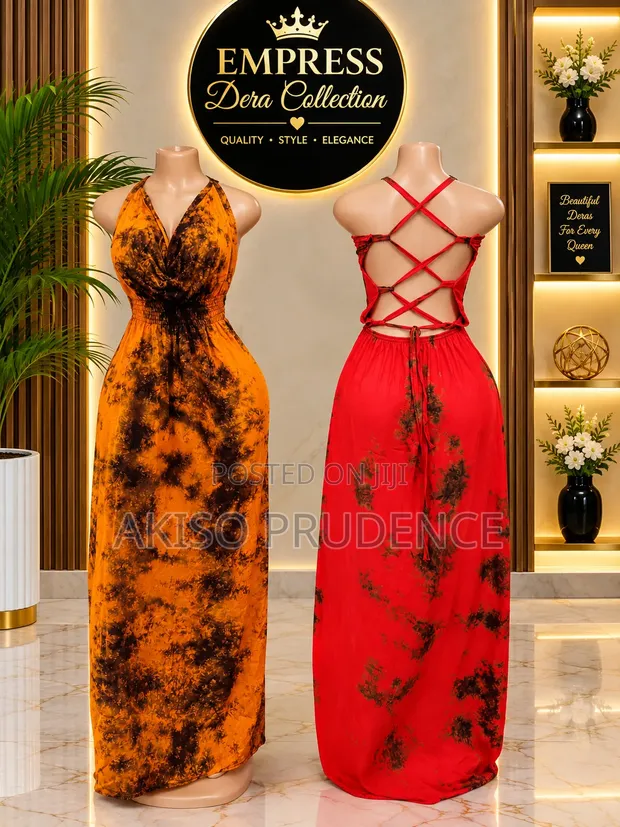 100K Backless Maxi Dresses - Various Designs - 1