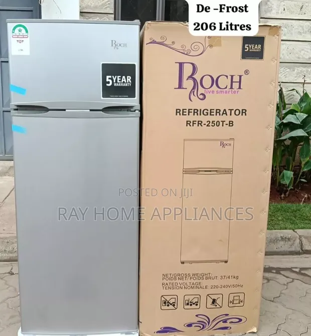 206L RFR-250-T-B Direct Cool Double Door Refrigerator - 1