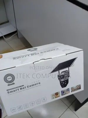 V380 Pro Dual Lens WiFi Solar Camera