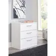 Wooden Bedside Cabinet - 3 Drawers - 1