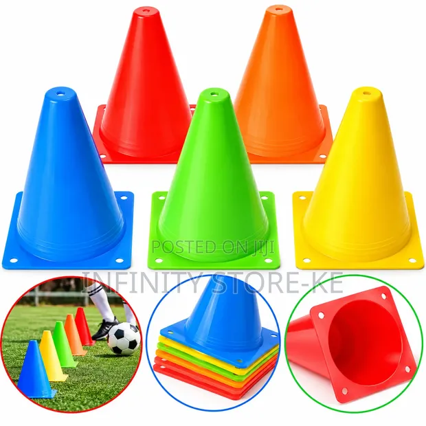 Agility Cones Speed Training Markers - 18cm - 1