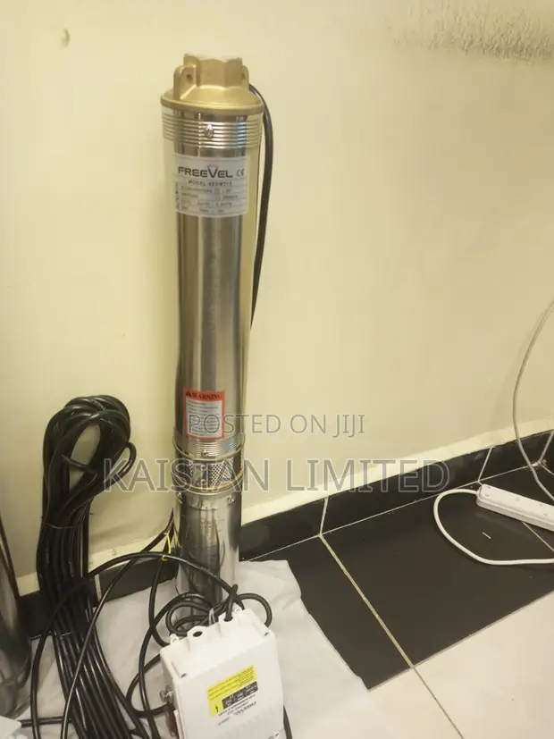 Freevel 1HP Deepwell Submersible Water Pump (84m Max Head) - 1