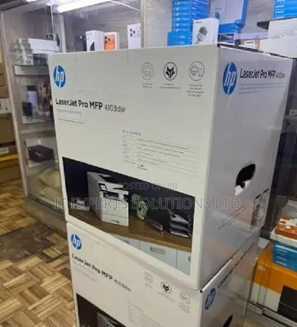 HP LaserJet Pro MFP 4103dw Printer - 1