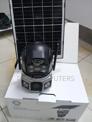 Kamera ya V380 Pro Dual Lens WiFi Solar