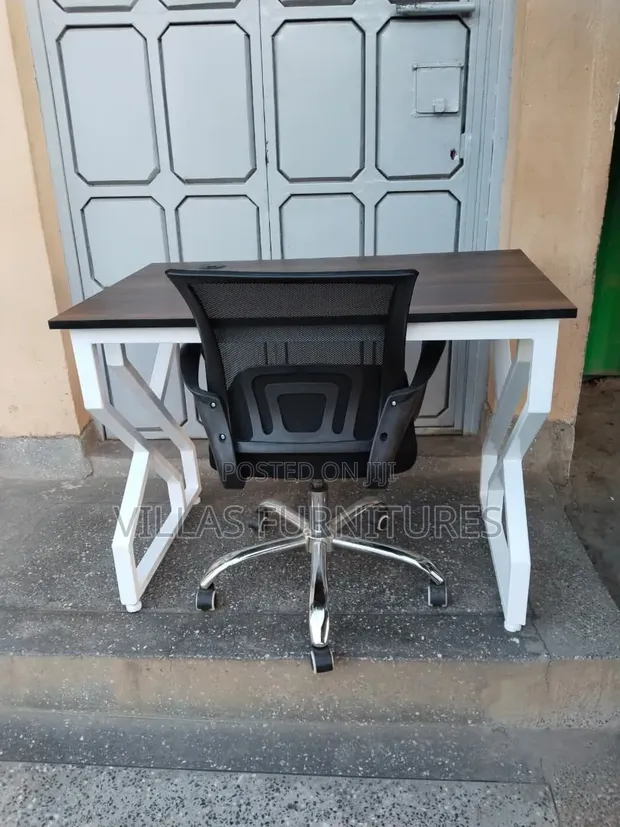 Home Office Study Desk and Chair Set - 1