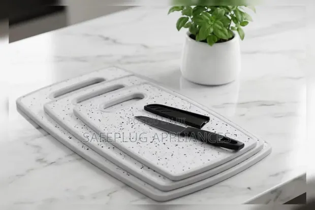 3-in-1 Chopping Board Set + Free Small Knife - 1