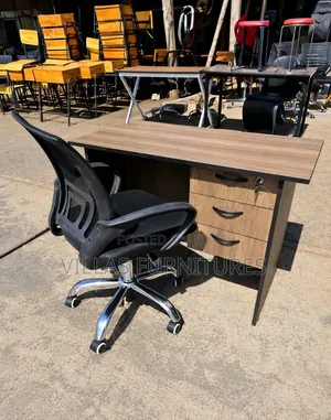 Working Desk with Mesh Chair - Brand New