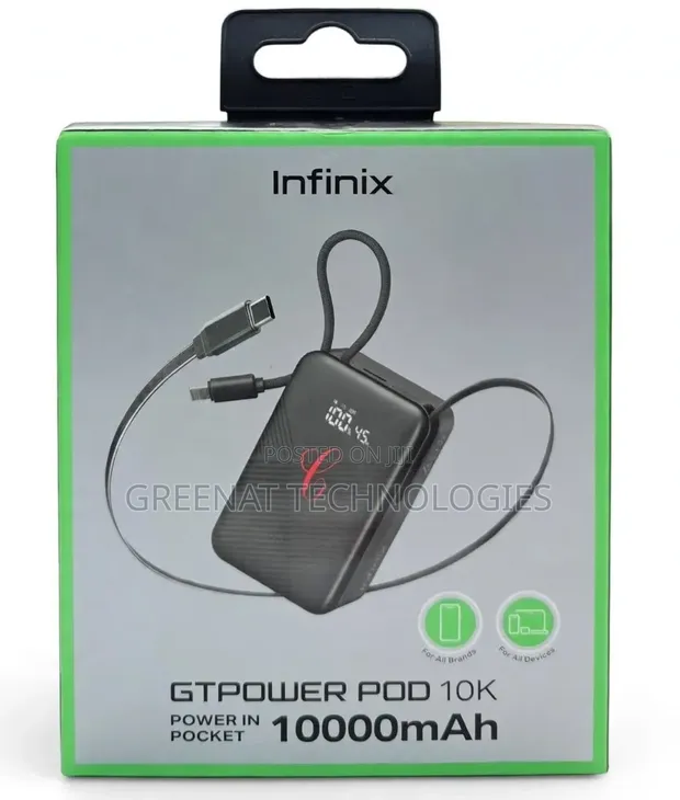 Infinix GT Power Pod 10000mAh 45W Power Bank - 1