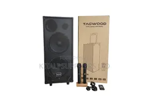 Tagwood LTS-10B Spika Mbili za 10" Zinazochajiwa na Maikrofoni 2 za Wireless