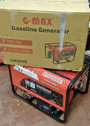 G-Max GM4600E Generator Mpya ya Petroli