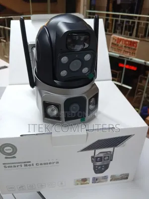V380 Pro Dual Lens WiFi Solar Outdoor Camera