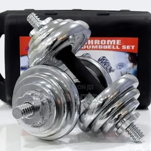 Chrome Dumbbell Set 20kg