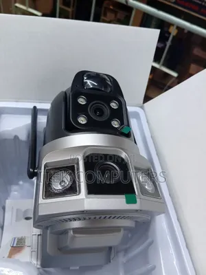 V380 Pro Dual Lens Solar WiFi Camera