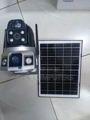 V380 Pro WiFi Solar Dual Lens Camera