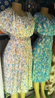 Mid-Length Dress with Folds - 2