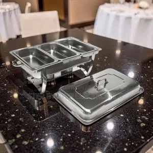 11L Stainless Steel Triple Chafing Dish