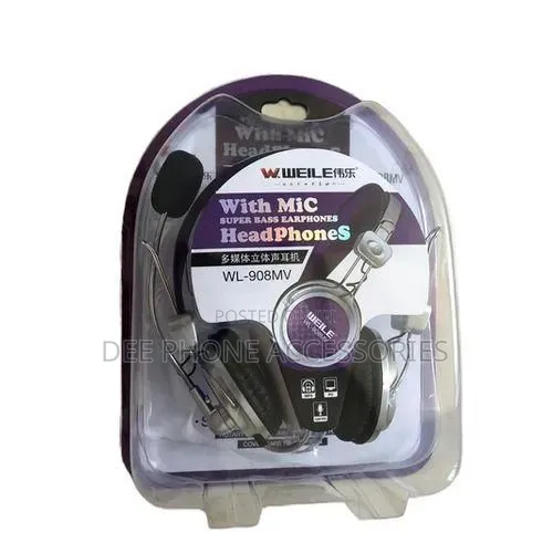 Weile Wired Headphones with External Microphone - 1