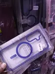 Kifaa cha Kioo cha MagSafe kwa Samsung Galaxy S24+ chenye Kingo za Zambarau - 2