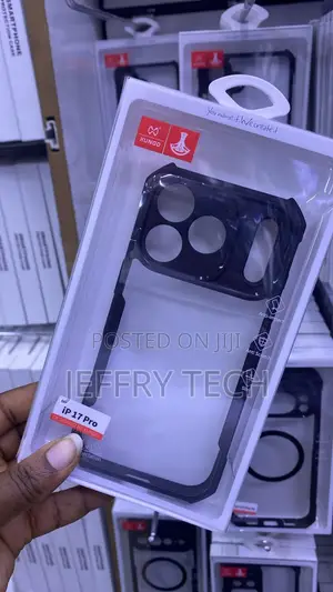 Xundd Shockproof Case ya iPhone 17 Pro - Nyeusi