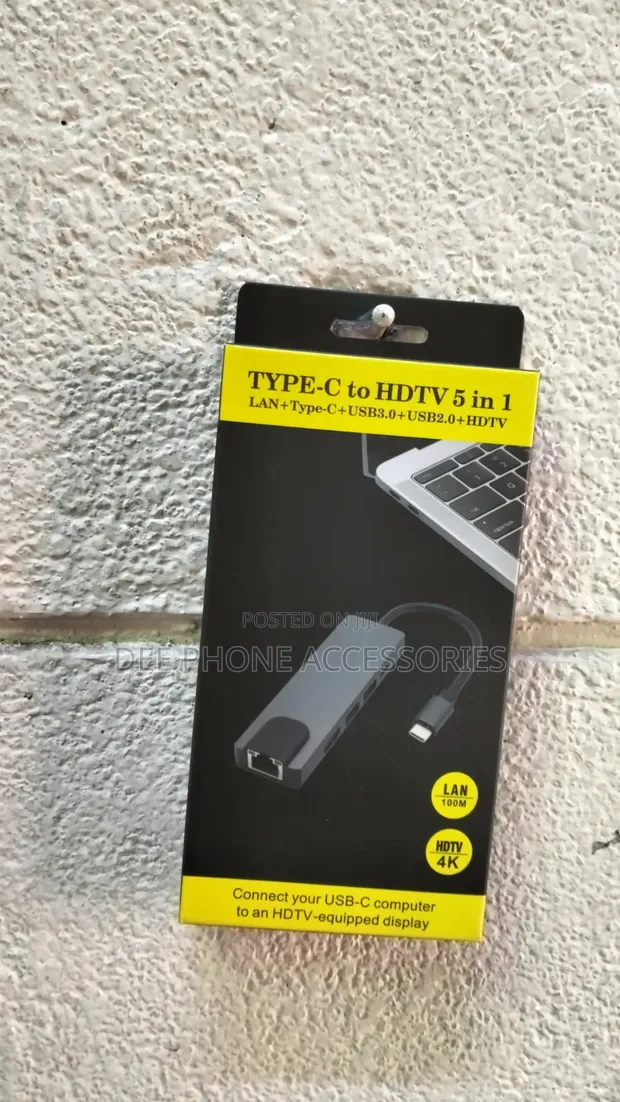 Type-C to HDTV 5-in-1 Adapter - 1