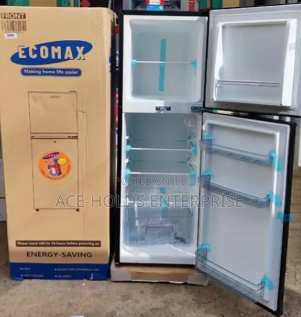 Ecomax BCD-138L Double Door Fridge - 3 Star Energy Rating - 1
