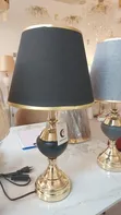 Modern Bedside Lamp - Matte Black & Gold - 2