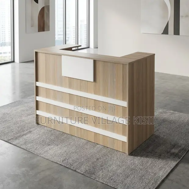 120cm Reception Desk Unit - Brand New - 1