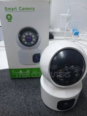 Compact 4G SIM Dual Lens Mini IP Camera for Indoor Use