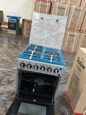 Olelon Free Standing 3 Gas 1 Electric Cooker - New Model