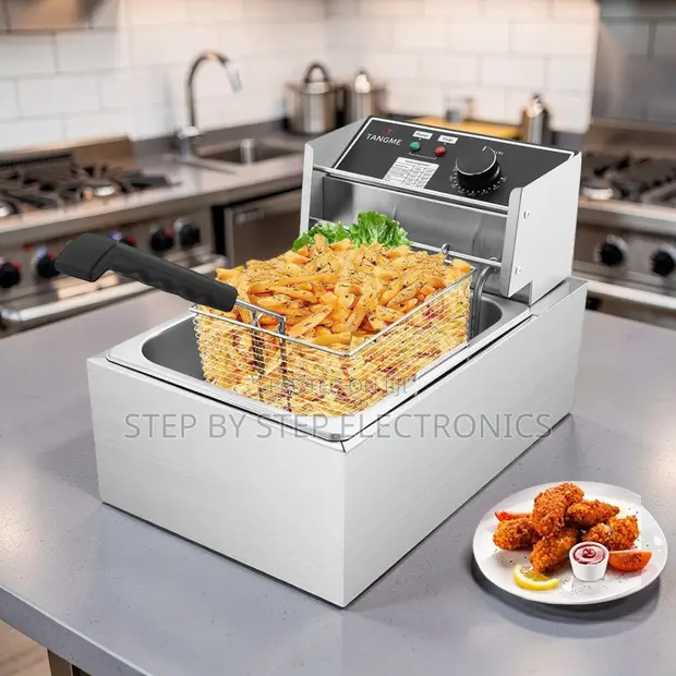 New Electric Single Tank Deep Fryers (4L/6L/10L) - 1