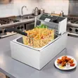 New Electric Single Tank Deep Fryers (4L/6L/10L) - 1