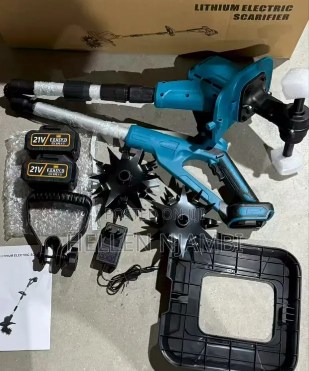 Cordless Rechargeable Tiller 21V - 1