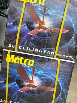 36" 3-Blade Ceiling Fan - Brand New