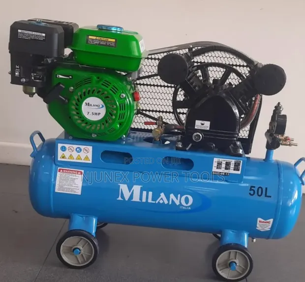 50L Milano Italia Petrol Air Compressor - 1