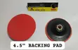 4.5" (115mm) Velcro Backing Pad M14 Thread Grinder Disc - 2