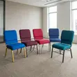 Executive Fabric Conference Chair - Red - 4