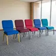 Executive Fabric Conference Chair - Red - 5