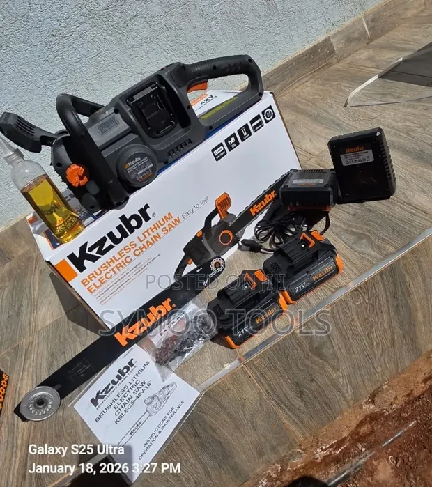 Kzubr 16" Cordless Chainsaw - 1